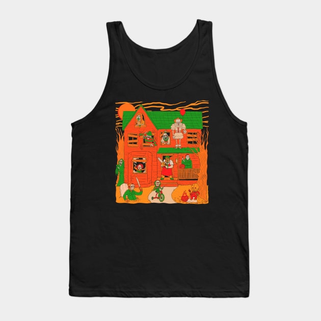 House of Horrors Tank Top by chrisraimoart